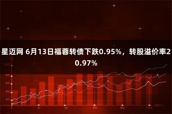 星迈网 6月13日福蓉转债下跌0.95%，转股溢价率20.97%