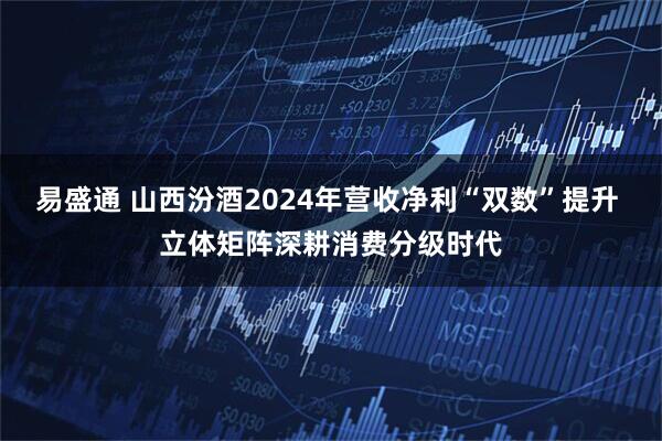 易盛通 山西汾酒2024年营收净利“双数”提升 立体矩阵深耕消费分级时代