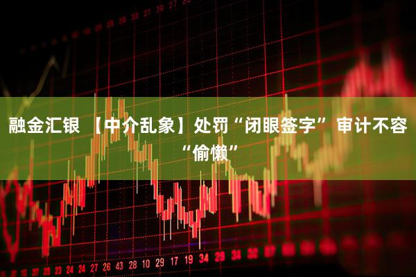 融金汇银 【中介乱象】处罚“闭眼签字” 审计不容“偷懒”